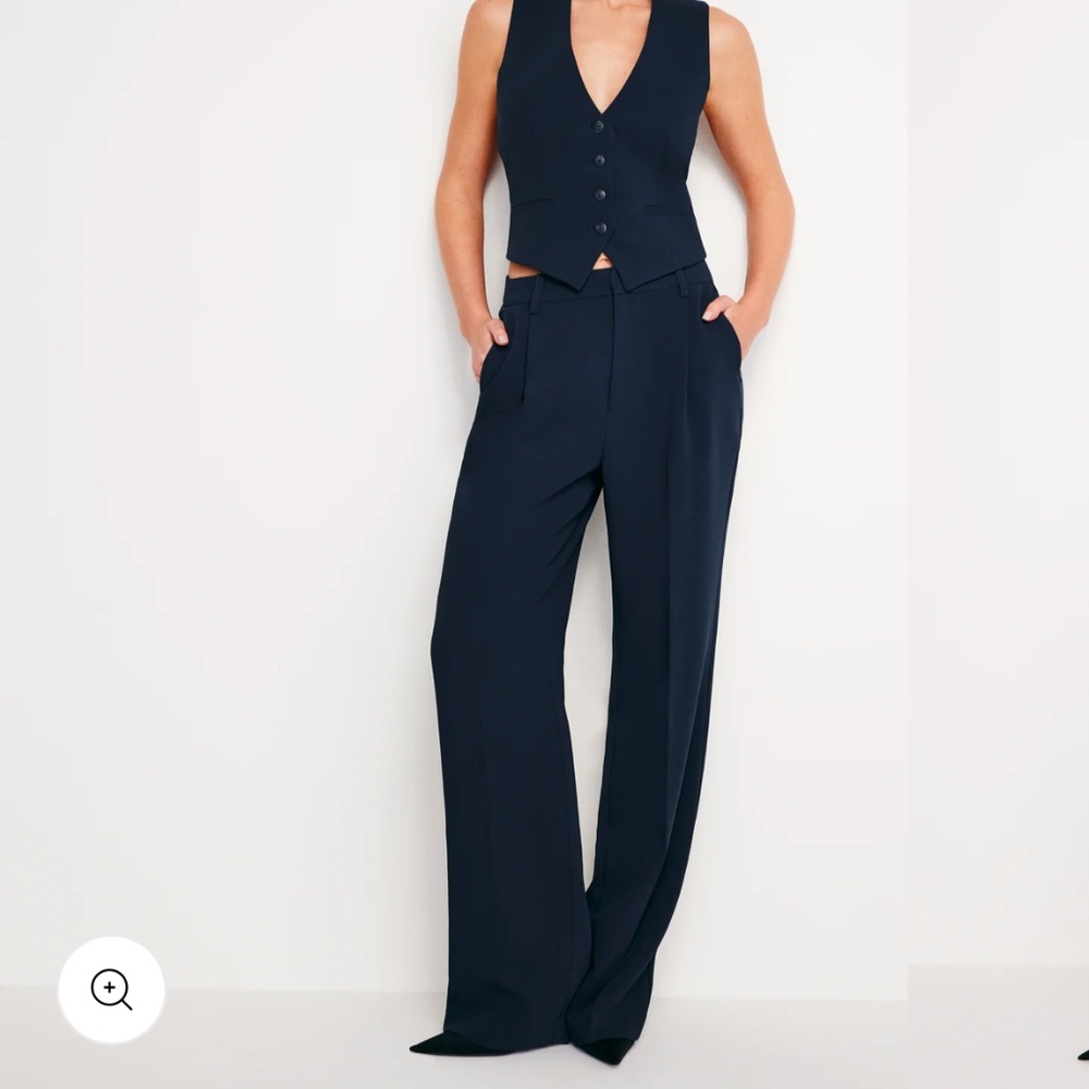 GOOD AMERICAN NAVY WORK PANTS/TROUSERS